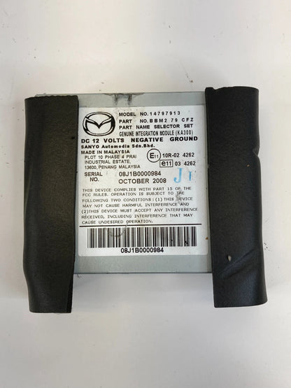 2010-2012 MAZDA CX-7 INTEGRATION MODULE ADAPTER FOR IPOD 14797913 BBM279CFZ OEM