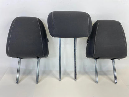 2013 2014 2015 FORD ESCAPE REAR BACK SEAT HEADRESTS SET OF 3 CLOTH OEM