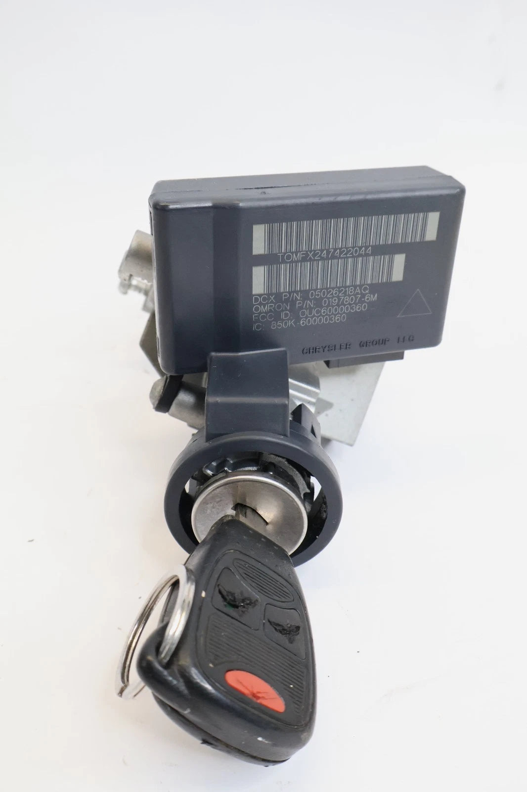 07-17 JEEP COMPASS IGNITION LOCK CYLINDER SWITCH HOUSING W/ KEY MODULE 05026218A