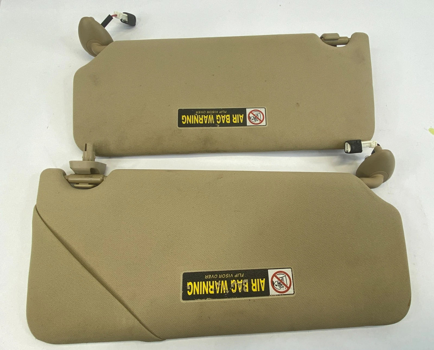 2008-2010 HONDA ACCORD DRIVER & PASSENGER SUN VISOR SUNVISOR SET LIGHTED