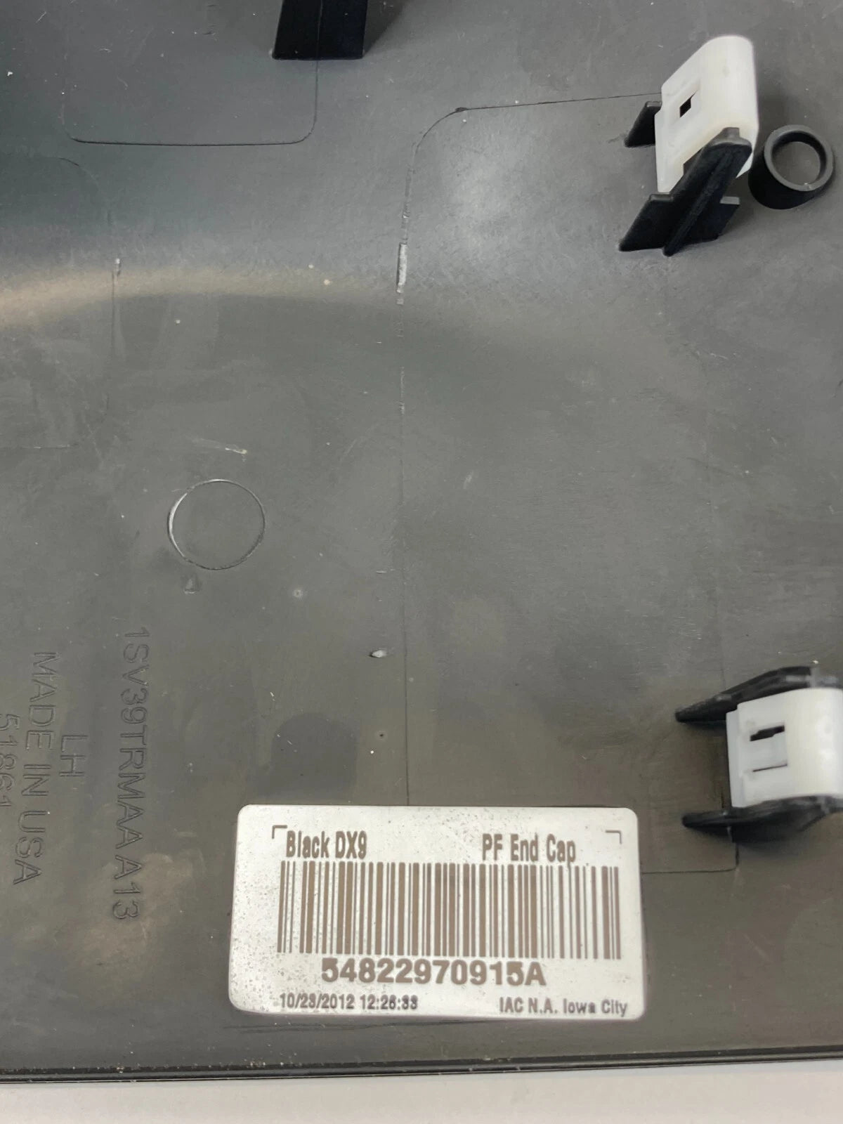 13-16 DODGE DART LEFT DRIVER SIDE DASH END CAP COVER BEZEL TRIM 1SV39TRMAAA13