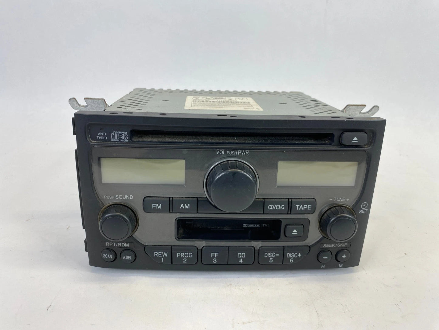2003-2005 HONDA PILOT DASH AUDIO AM/FM CD CASSETTE RADIO UNIT 39100-S9V-A110