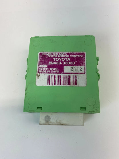 2002 2003 LEXUS ES300 MEMORY MIRROR CONTROL MODULE UNIT OEM 89430-33030