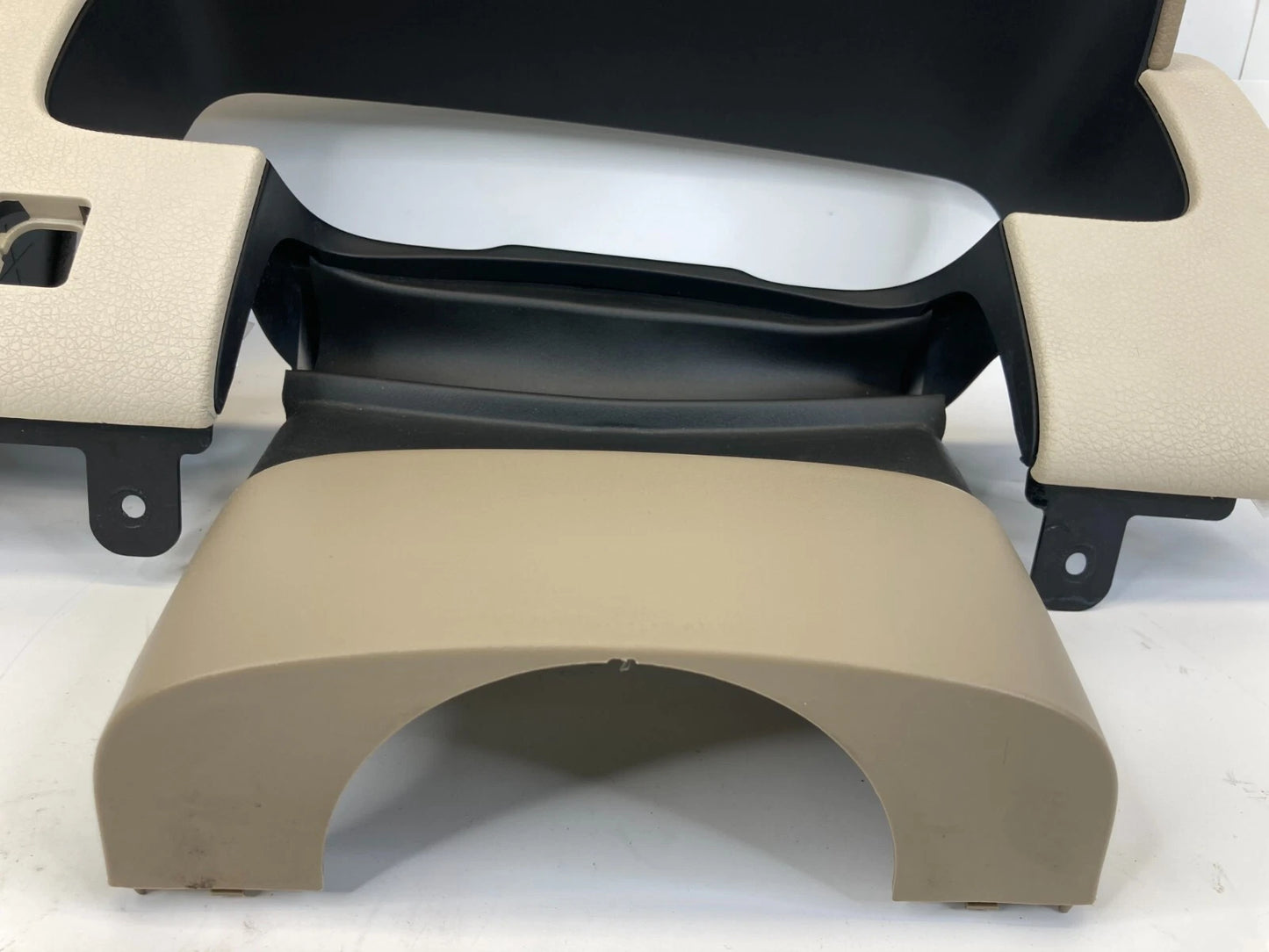 07-10 LINCOLN MKX DASH CLUSTER BEZEL W/ STEERING COLUMN COVER TRIM 7T43-3530-AC