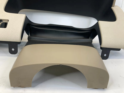 07-10 LINCOLN MKX DASH CLUSTER BEZEL W/ STEERING COLUMN COVER TRIM 7T43-3530-AC