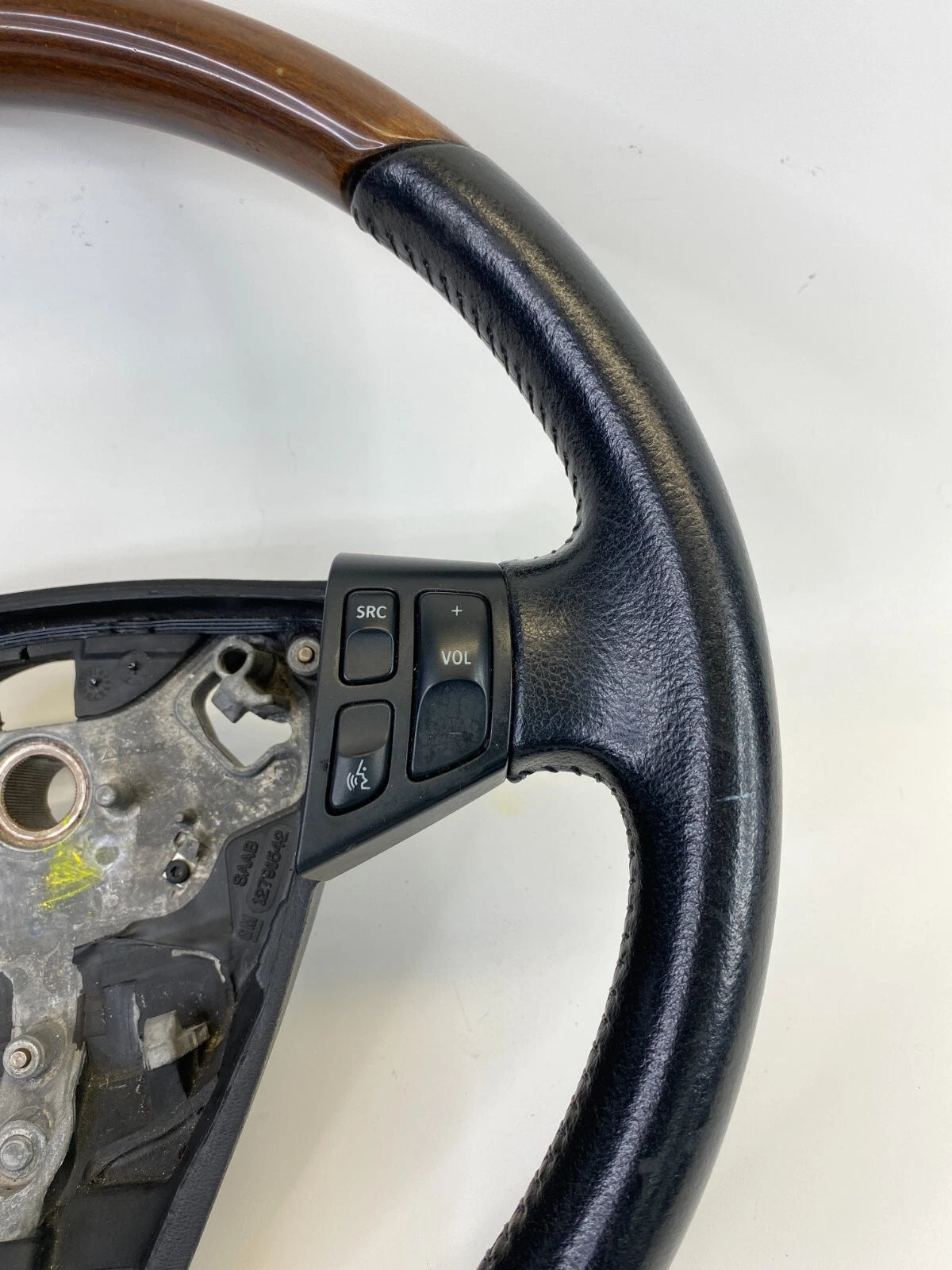 2003 2004 2005 SAAB 9-3 93 STEERING WHEEL W/ AUDIO CONTROL BUTTONS 12791542 OEM