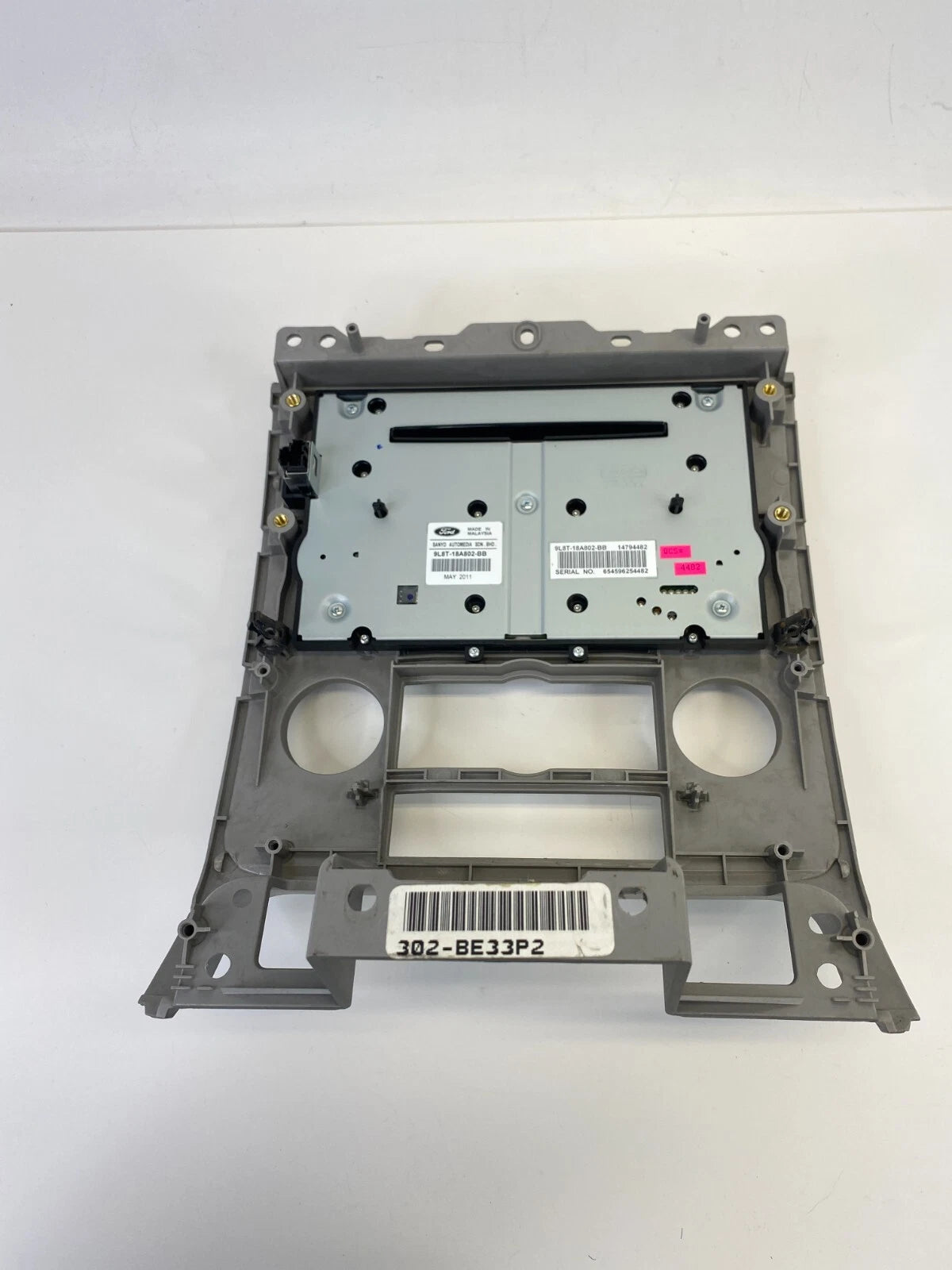 2009-2012 FORD ESCAPE RADIO STEREO AM FM AUDIO CONTROL BEZEL 9L8T-18A802-BB OEM