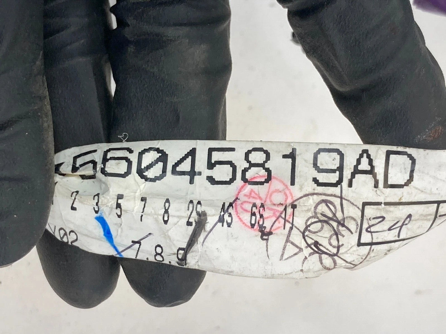 02 03 DODGE RAM 1500 2500 FR RIGHT SIDE DOOR WIRE WIRING HARNESS 56045819AD OEM