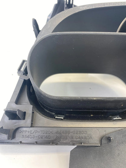 09-13 TOYOTA MATRIX DASH INSTRUMENT CLUSTER SPEEDOMETER BEZEL TRIM 55403-02140