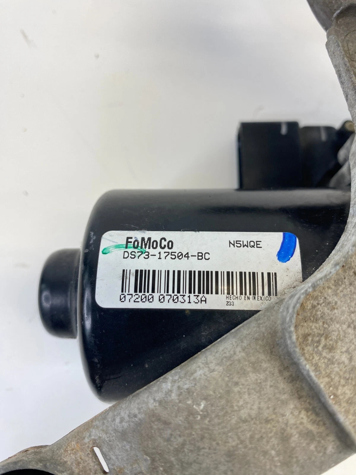 2013-2020 FORD FUSION FRONT RIGHT PASSENGER WINDSHIELD WIPER MOTOR W000031199