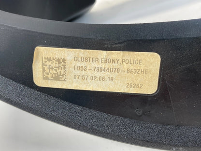 16-19 FORD EXPLORER POLICE INTERCEPTOR DASH CLUSTER BEZEL TRIM FB5378044D70BE