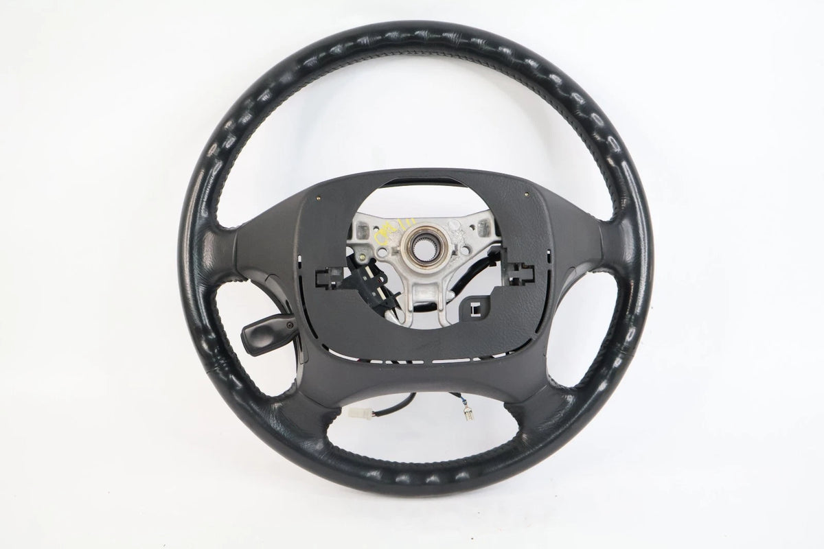 2003 2004 2005 TOYOTA 4RUNNER STEERING WHEEL W/ CRUISE CONTROL BLACK LEATHER OEM