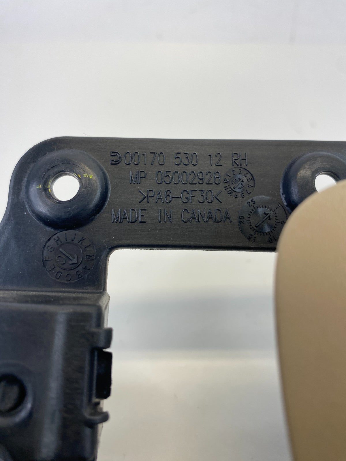 2007 2008 2009 Cadillac SRX Rear Right Side Interior Inner Door Handle OEM