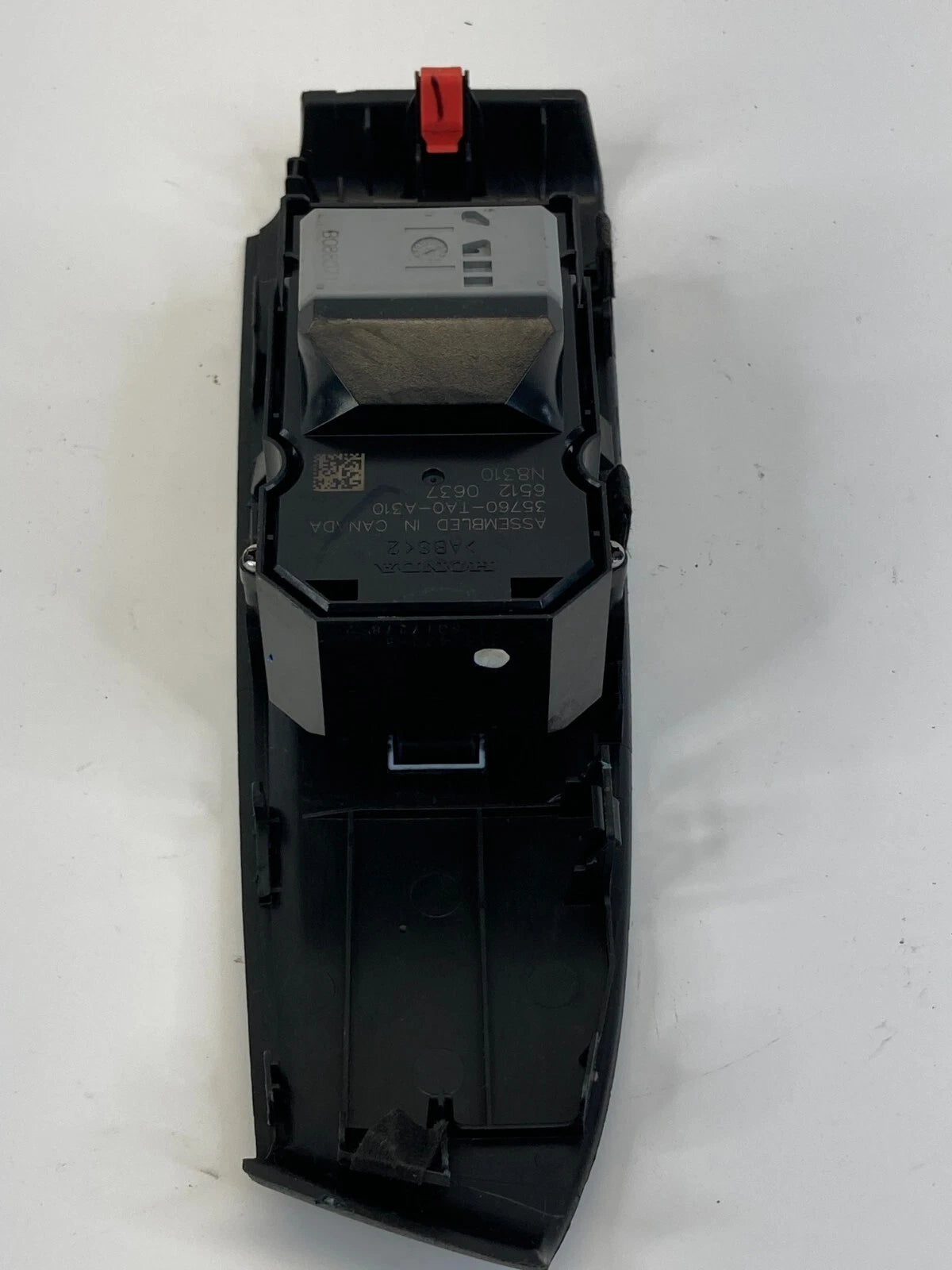 08-12 HONDA ACCORD FRONT RIGHT PASSENGER WINDOW SWITCH BEZEL OEM 35760-TA0-A310