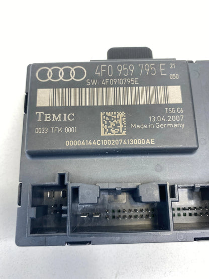 2006 2007 AUDI A6 QUATTRO REAR LEFT DOOR COMPUTER CONTROL MODULE 4F0-959-795 OEM