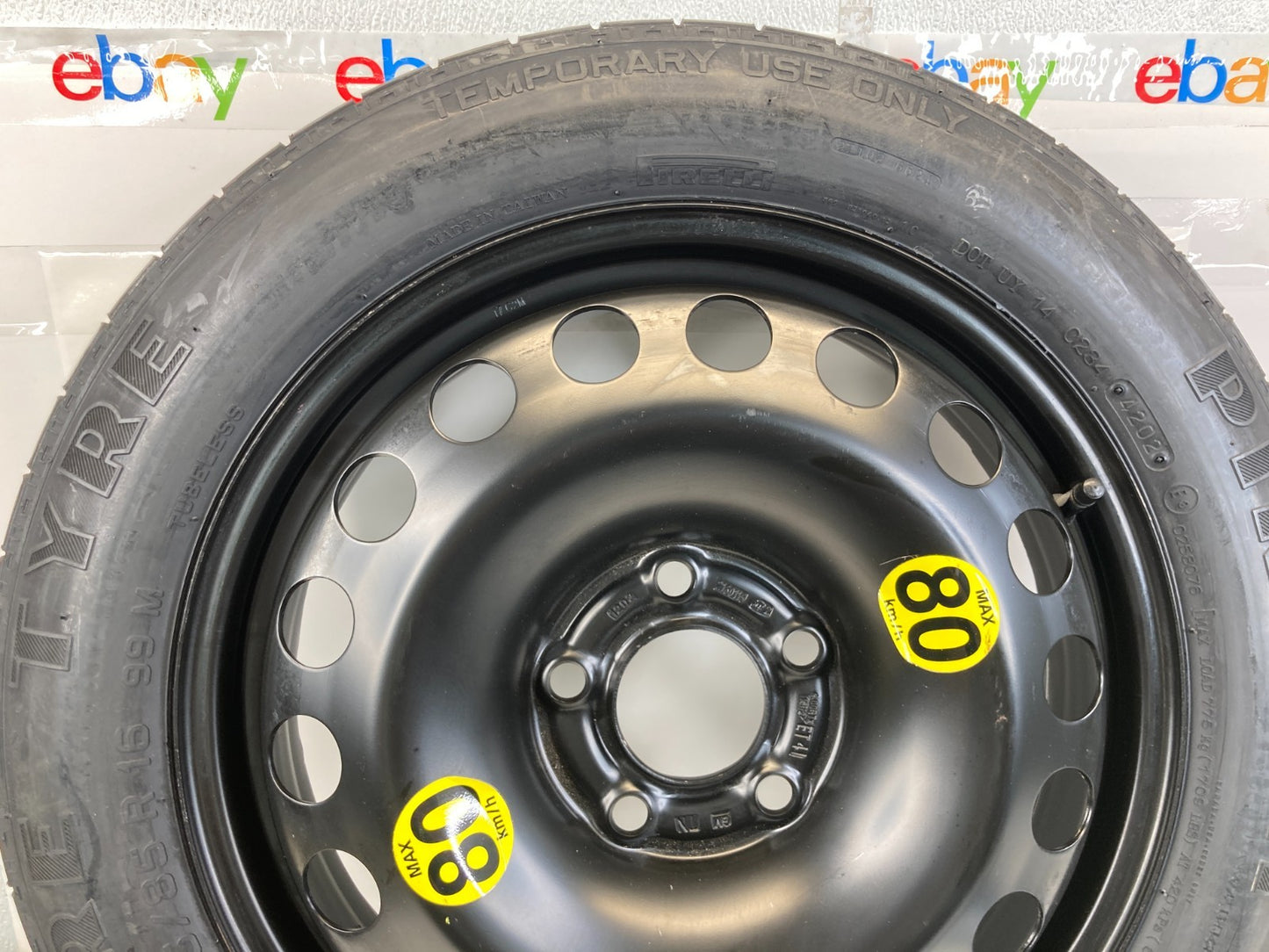 03-11 Saab 9-3 93 Compact Spare Tire Wheel Rim Donut T125/85R16 99M OEM