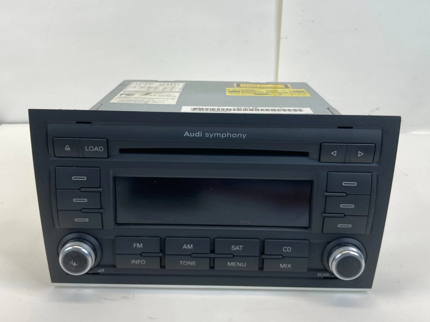 2007 2008 AUDI A4 QUATTRO RADIO RECEIVER STEREO HEAD UNIT 8E0035195AC OEM
