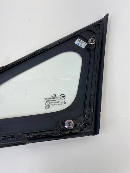 12-17 KIA RIO RIGHT FRONT WINDSHIELD PILLAR VENT GLASS WINDOW PASSENGER RH OEM