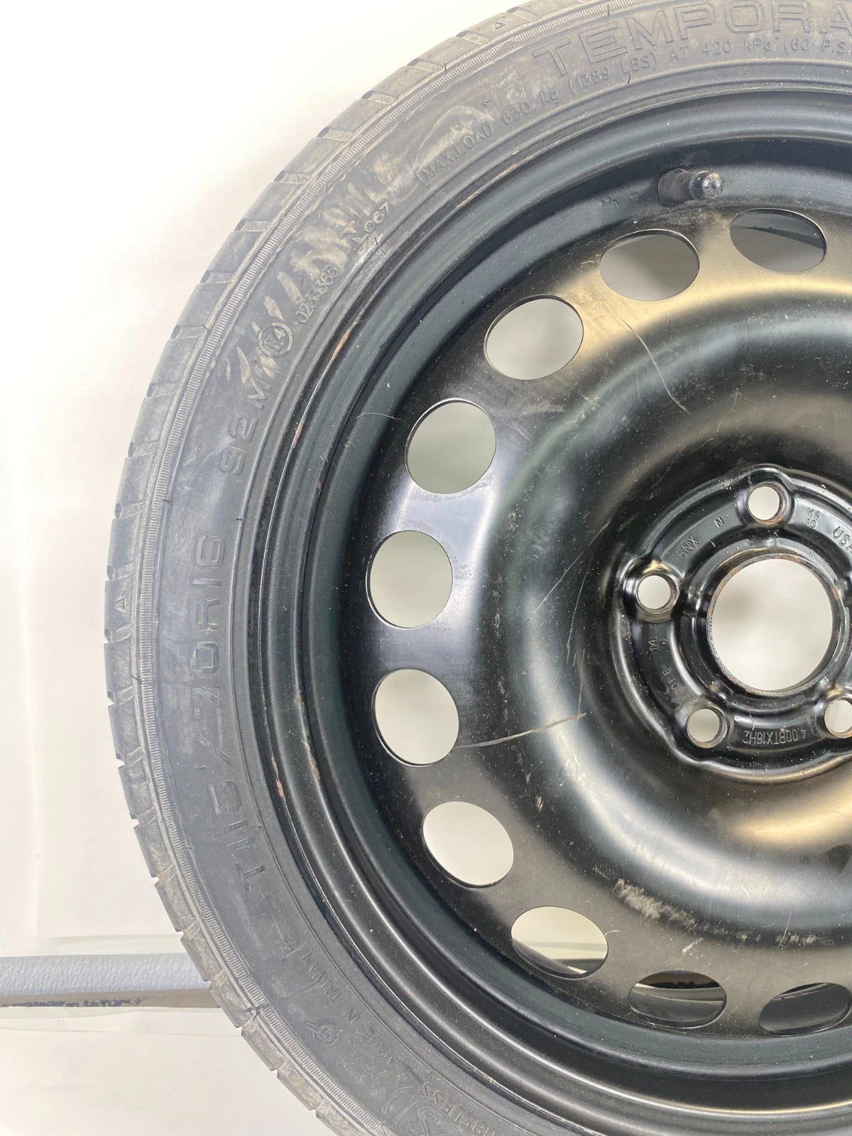 2011-2016 CHEVROLET CRUZE SPARE TIRE WHEEL 115/70R16 92M 5x105 OEM