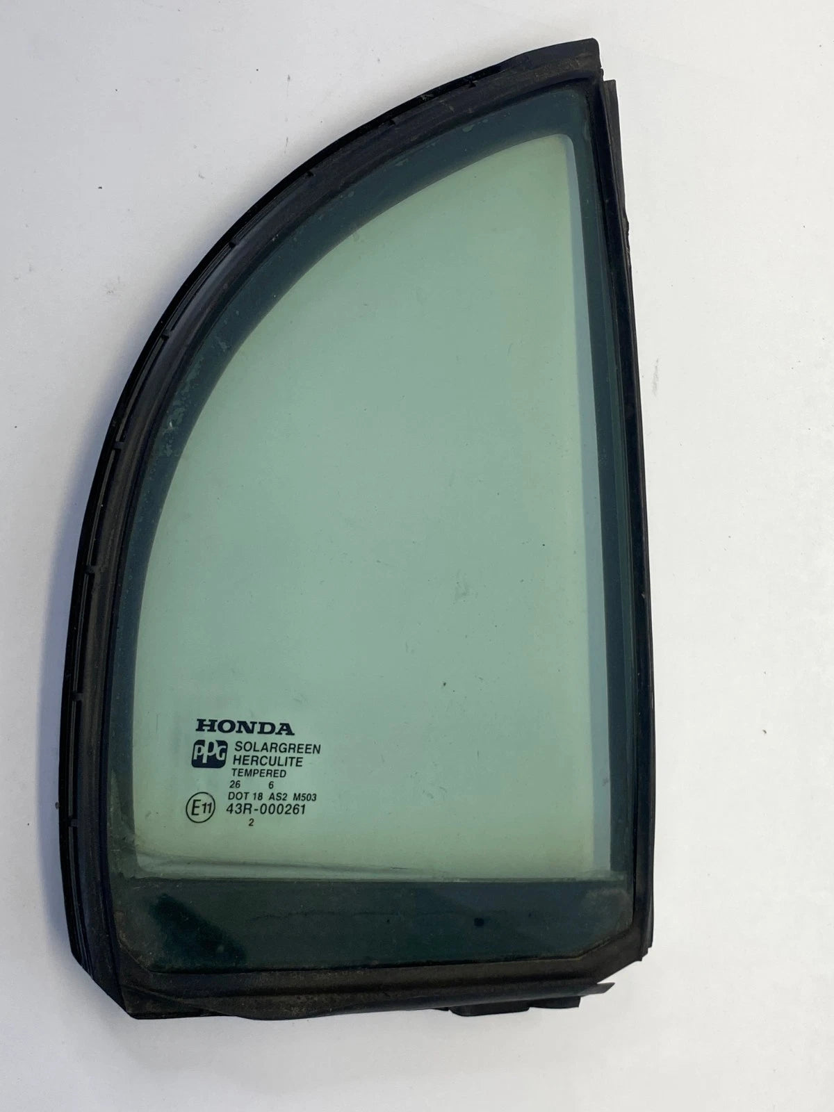 2006-2011 HONDA CIVIC REAR DOOR QUARTER WINDOW REAR RIGHT OEM FACTORY 43R-000261