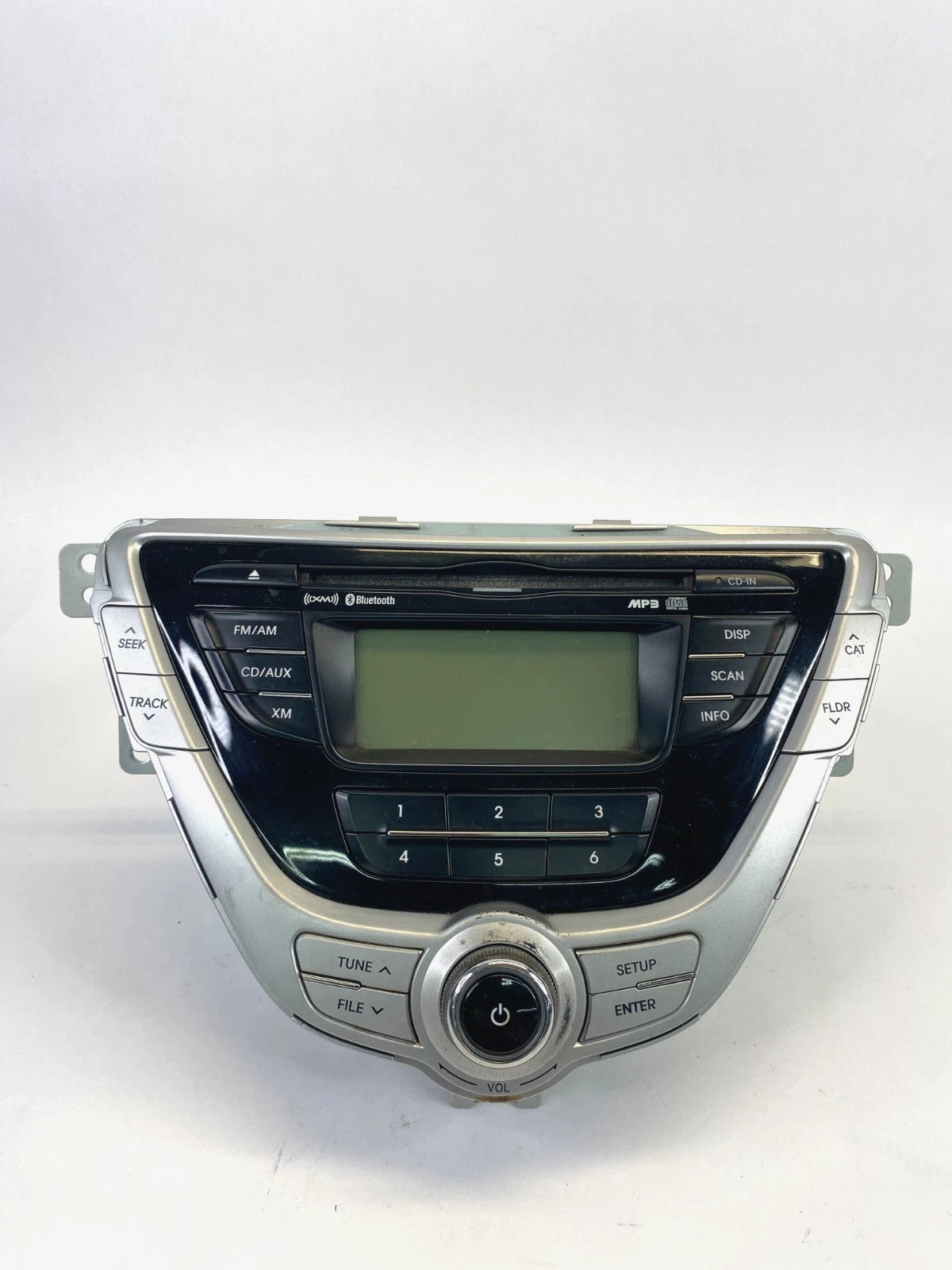 11-13 HYUNDAI ELANTRA RADIO AM/FM RECEIVER MP3 W DISPLAY SCREEN 961703X161BL OEM