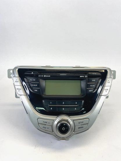11-13 HYUNDAI ELANTRA RADIO AM/FM RECEIVER MP3 W DISPLAY SCREEN 961703X161BL OEM