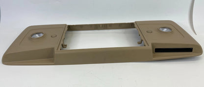 08-17 BUICK ENCLAVE UPPER REAR ROOF CONSOLE DVD SCREEN BEZEL TRIM ASSEMBLY