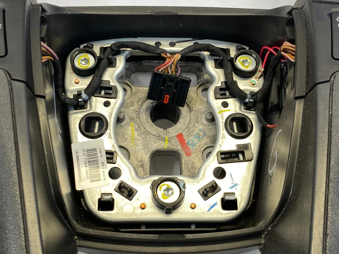 2010 2011 CHEVROLET EQUINOX BLACK STEERING WHEEL WITH AUDIO CRUISE OEM 22794386