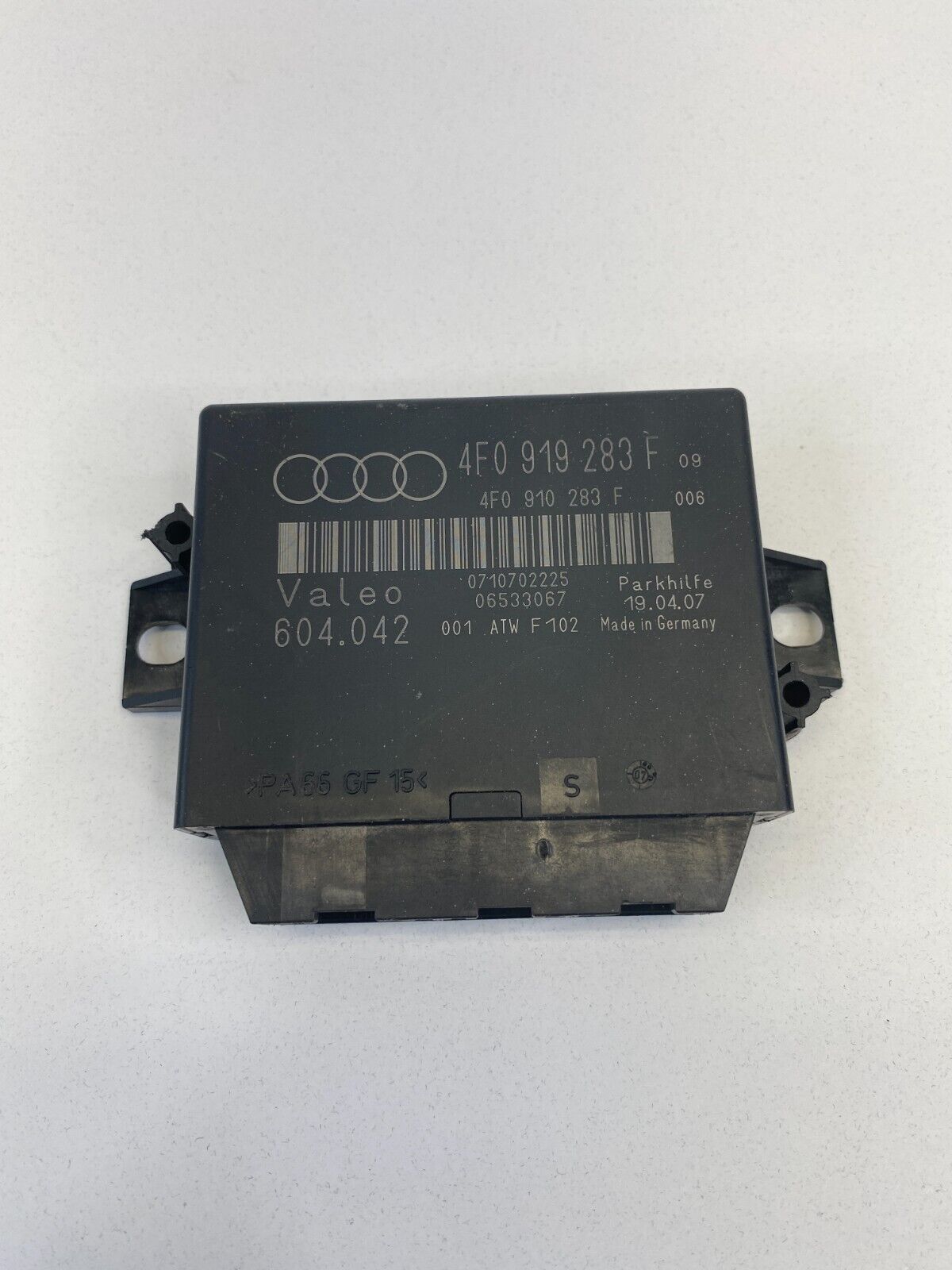 2005-2008 Audi A6 Quattro S6 Q7 Parking Assist Aid Control Module 4F0-919-283