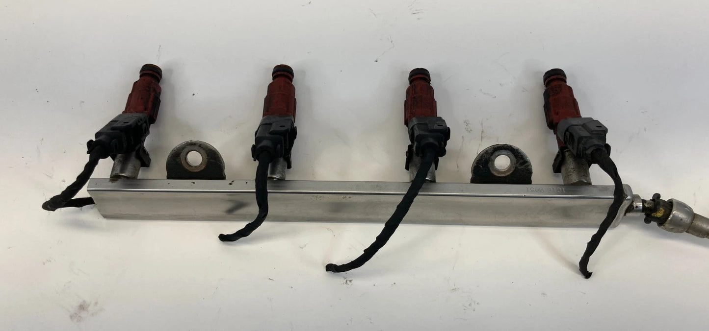 2011 2012 HYUNDAI ELANTRA 1.8L FWD FUEL INJECTION RAIL & INJECTOR ASSEMBLY