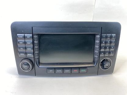 2007 2008 MERCEDES-BENZ GL450 06-08 ML500 AM/FM RADIO CD DISC NAVIGATOR SCREEN