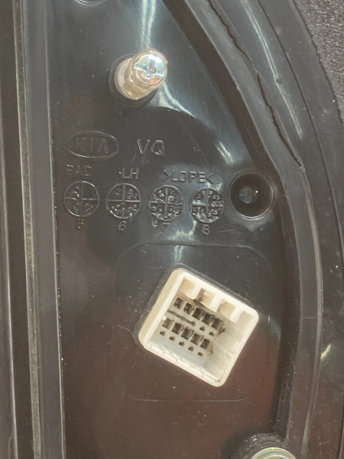 2009-2012 KIA SEDONA LEFT DRIVER SIDE DOOR SIDE VIEW MIRROR POWER OEM