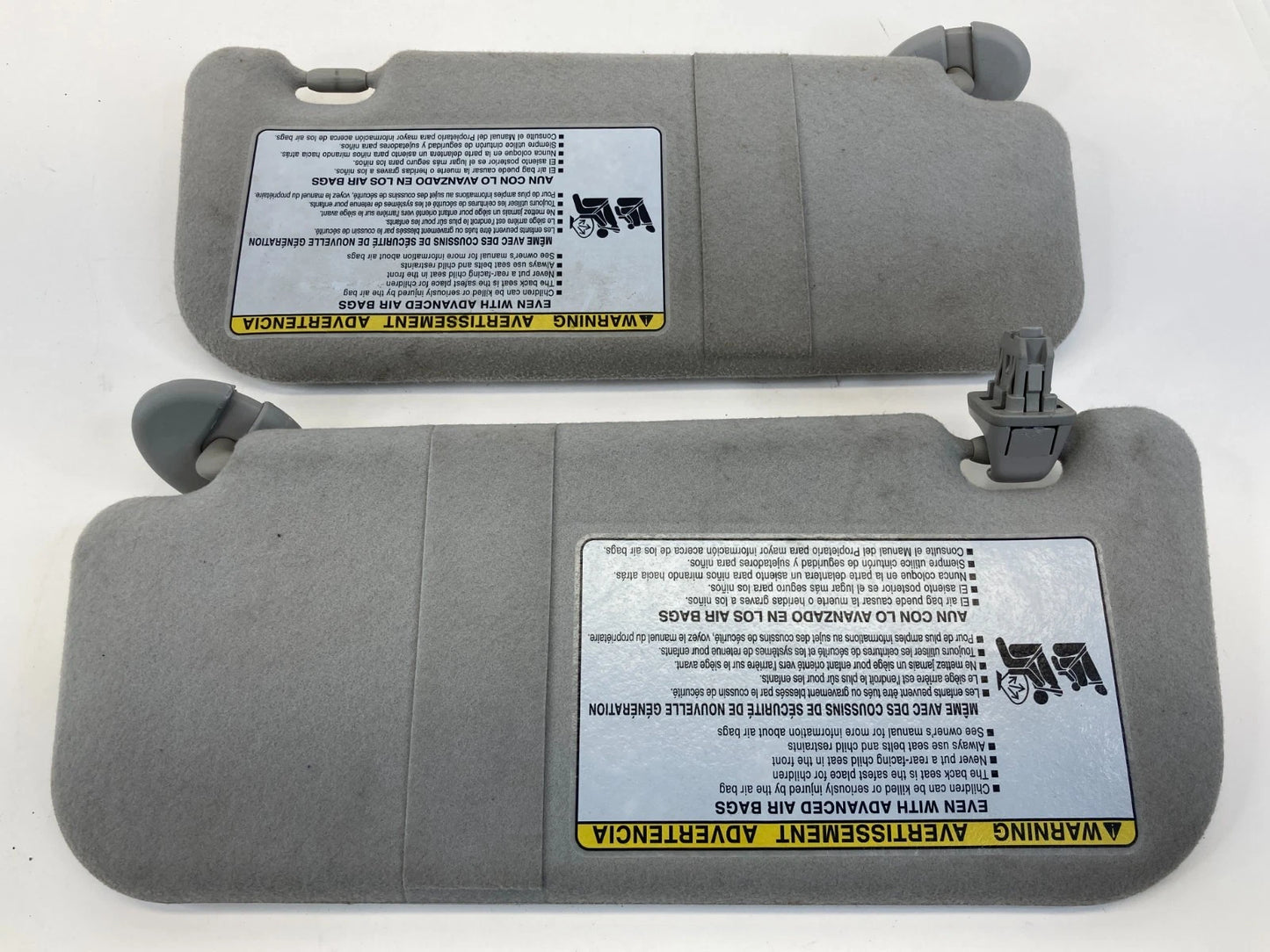 2009-2013 TOYOTA MATRIX ROOF FRONT LEFT & RIGHT SUNVISOR SUN VISOR SHADE SET OEM