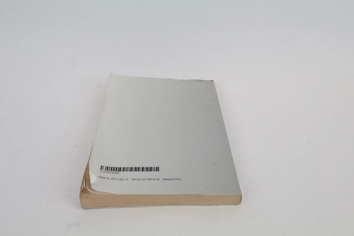 2014 MERCEDES-BENZ E-CLASS SEDAN & WAGON OPERATOR'S MANUAL BOOK 212-584-46-00