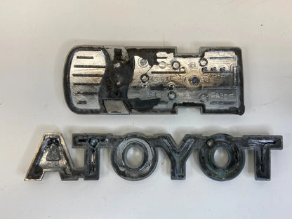 2004-2009 TOYOTA PRIUS REAR EMBLEM TRUNK HATCH LOGO BADGE SIGN SET OEM