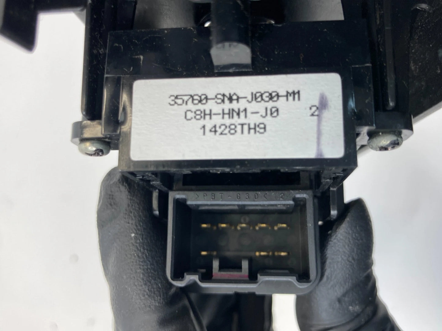 06-11 HONDA CIVIC REAR LEFT SIDE DOOR WINDOW SWITCH W/ BEZEL 35760SNAJ030 OEM