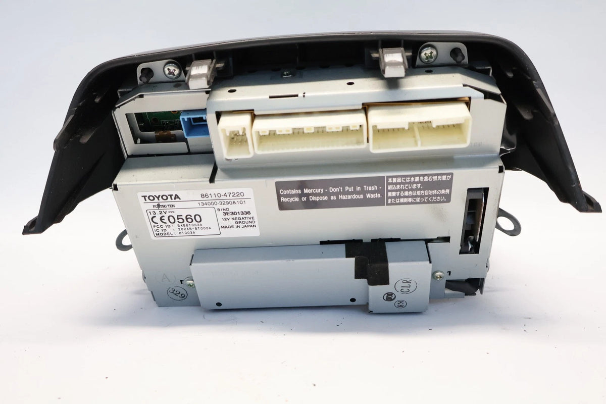 06-09 TOYOTA PRIUS RADIO RECEIVER GPS NAVIGATION SCREEN DISPLAY 86110-47220 OEM