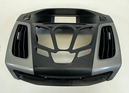2012-2014 FORD FOCUS DASH AUDIO MONITOR TRIM BEZEL W/ AC VENTS OEM CM5118835JAW