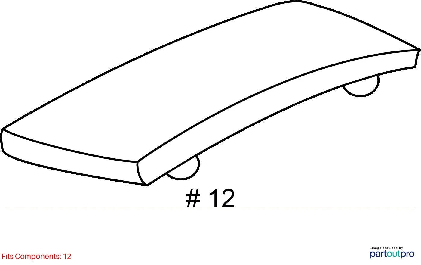 1999-2003 LEXUS RX300 CENTER CONSOLE BOX HOLE COVER CAP TRIM LID 58839-48010 OEM