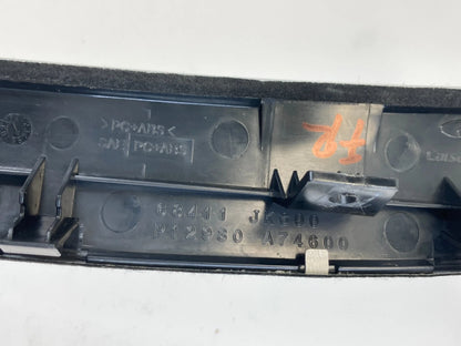 08 09 INFINITI G37 RH FR GLOVE BOX DASH BRUSHED ALUMINUM TRIM MOLDING 68411JK600