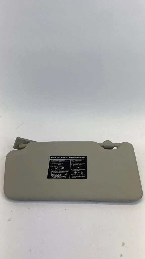 2014 2015 14 15 NISSAN VERSA NOTE LEFT DRIVER SIDE SUN VISOR SUNVISOR GRAY OEM