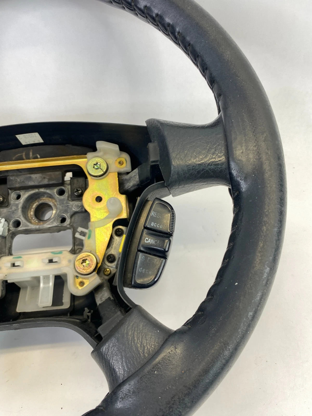 2002-2004 HONDA ODYSSEY STEERING WHEEL W/ AUDIO CRUISE BUTTONS BLACK LEATHER OEM