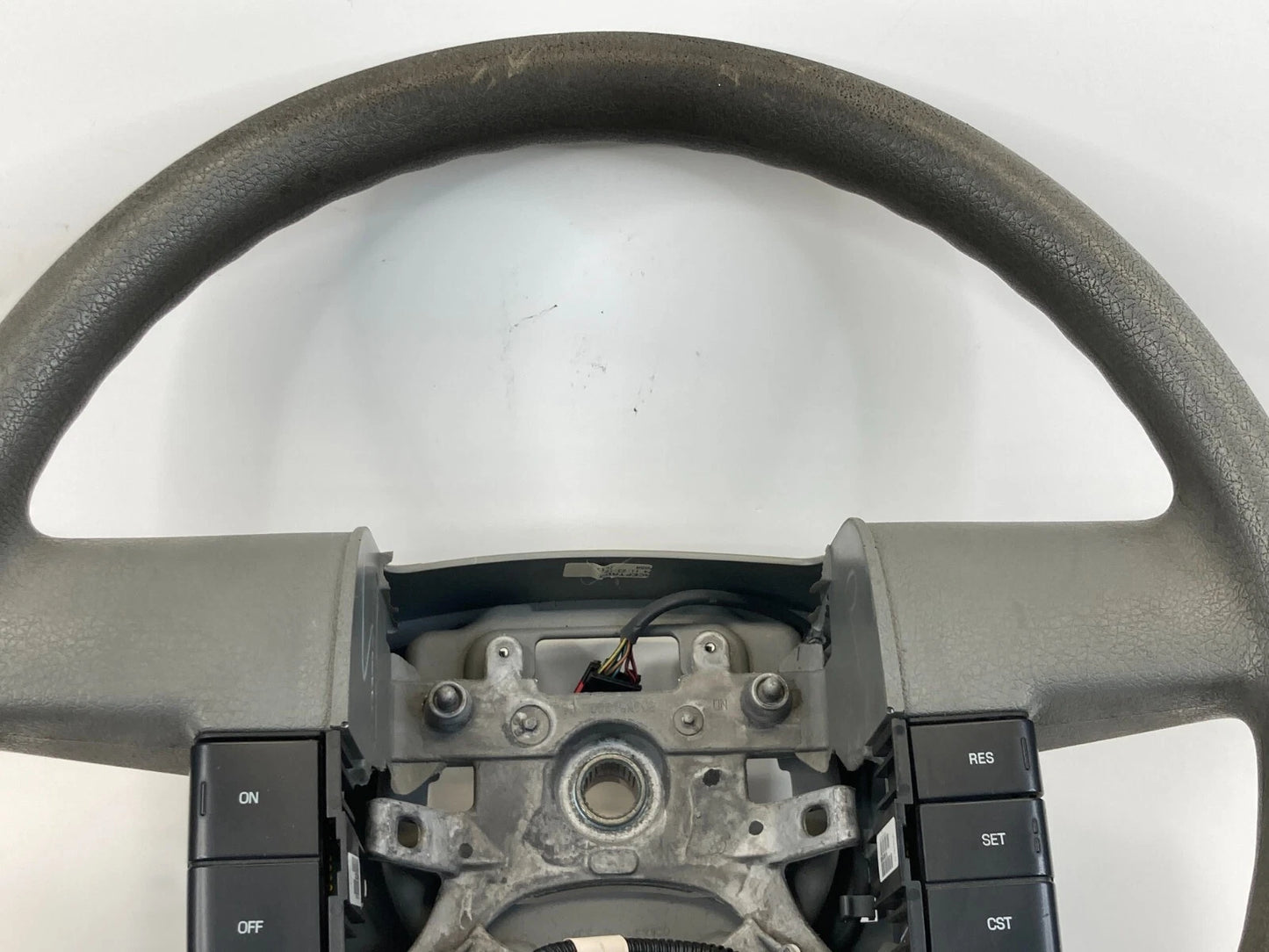 04-08 FORD F-150 STEERING WHEEL W/ CRUISE CONTROL BUTTONS GRAY 5L343600BD32NC