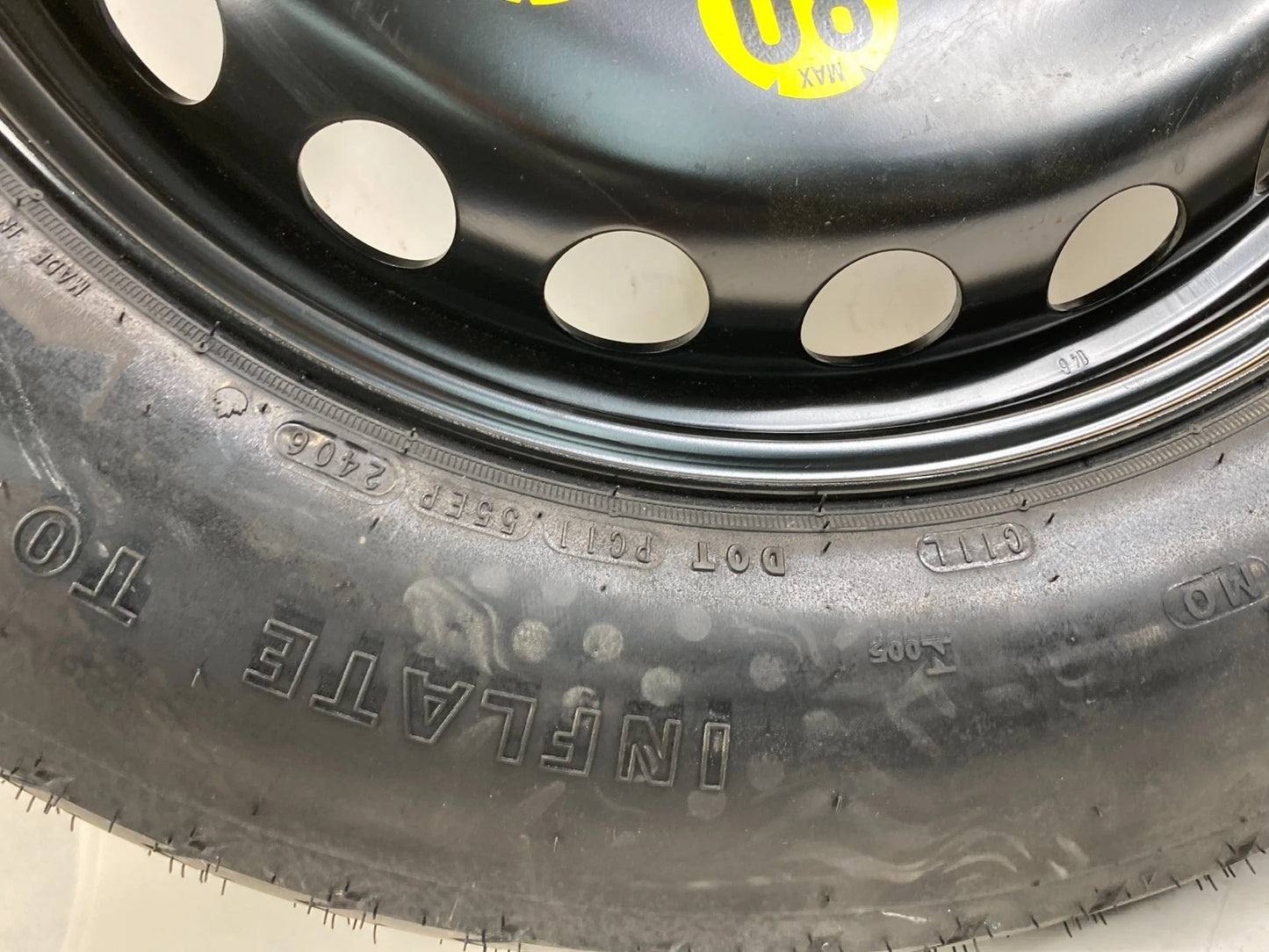 2007-2016 MERCEDES-BENZ GL450 EMERGENCY SPARE TIRE RIM WHEEL COMPACT T165/90D19