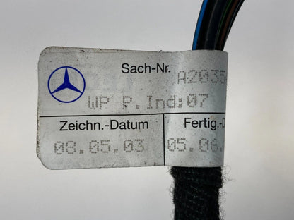 2003-2009 Mercedes-Benz E320 Front Left Side Door Wiring Harness A2035705Q07 OEM