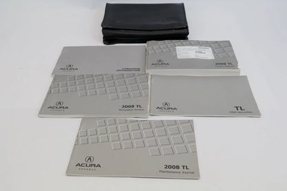 2008 ACURA TL OWNERS MANUAL CONSUMER INFO WARRANTY BOOK NAVIGATION & CASE