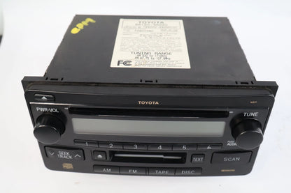 2003-2005 TOYOTA 4RUNNER AM FM RADIO RECEIVER 6 CD PLAYER UNIT OEM 86120-35220