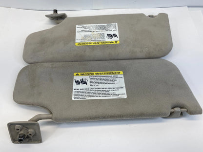 2007-2010 FORD EDGE LEFT & RIGHT SUNVISOR SUN VISOR SET W/O ILLUMINATED MIRROR