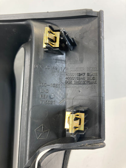 2009 2010 Dodge Journey Dash Speedometer Cluster Trim Bezel Cover 1GE11TRMAA OEM