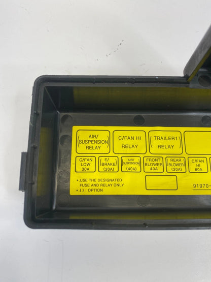 2009 2010 2011 KIA BORREGO 3.8L FUSE RELAY BOX COMPARTMENT COVER LID OEM